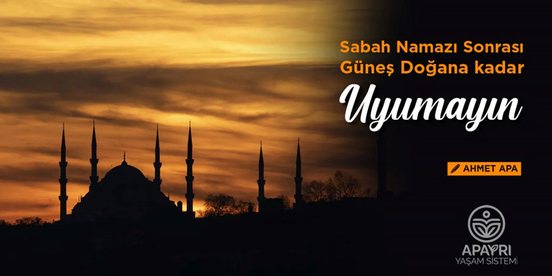Sabah namazı sonrası güneş doğana kadar uyumayın