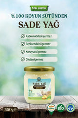 %100 Koyun Sütünden Özel Üretim Sade Yağ Yemeklik (Laktosuz, Kazeinsiz, Ghee) Apayrı Yaşam