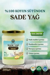 %100 Koyun Sütünden Özel Üretim Sade Yağ Yemeklik (Laktosuz, Kazeinsiz, Ghee) Apayrı Yaşam
