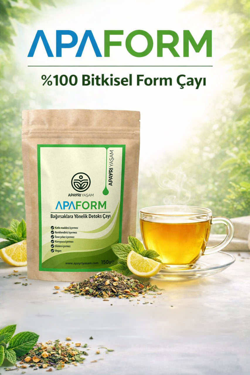 Doğal İçeriklerle Zenginleştirilmiş  Apaform Çayı  1 Aylık