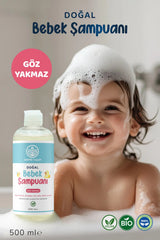 %100 Bitkisel Doğal Bebek Şampuanı 500 ml Apayrı Yaşam