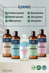 %100 Bitkisel Tüm Saç Tipleri İçin Doğal Saç Kremi 500 ml Apayrı Yaşam