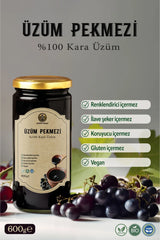 Katkısız %100 Doğal Kara Üzüm Pekmezi 600gr Apayrı Yaşam