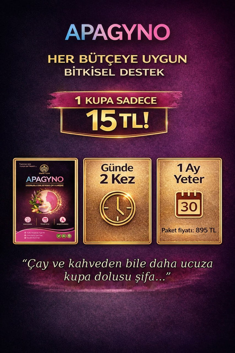 Kadınlara Özel Bio Çay Karışımı % 100 Bitkisel APAGYNO